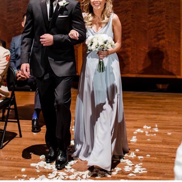 Jenny Yoo - dusty blue bridesmaid dress - Picture 2 of 3